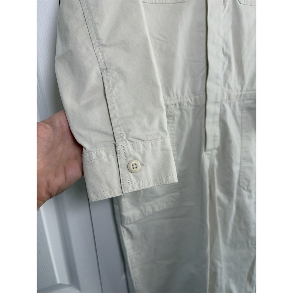 Vans Lizzie Armanto Coverall Womens XS Cream Embroidered Boiler Suit Jumpsuit - Picture 3 of 9